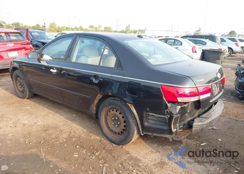 2007 Hyundai Sonata Gls from USA, damaged, VIN 5NPET46C27H252075